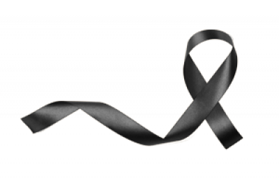 black-ribbon-isolated-on-white-background